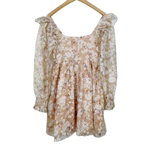 En Saison Chaumont Mini Dress Peach - Picture 9 of 12